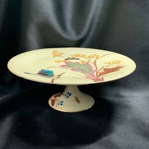 Antique  Copeland Aesthetic Movement Pedestal Compote (9")  Cake /Dessert Stand